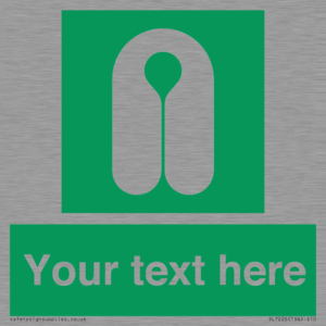 Custom sign safe condition Lifejacket